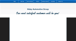 Desktop Screenshot of hidaymotors.com