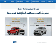 Tablet Screenshot of hidaymotors.com